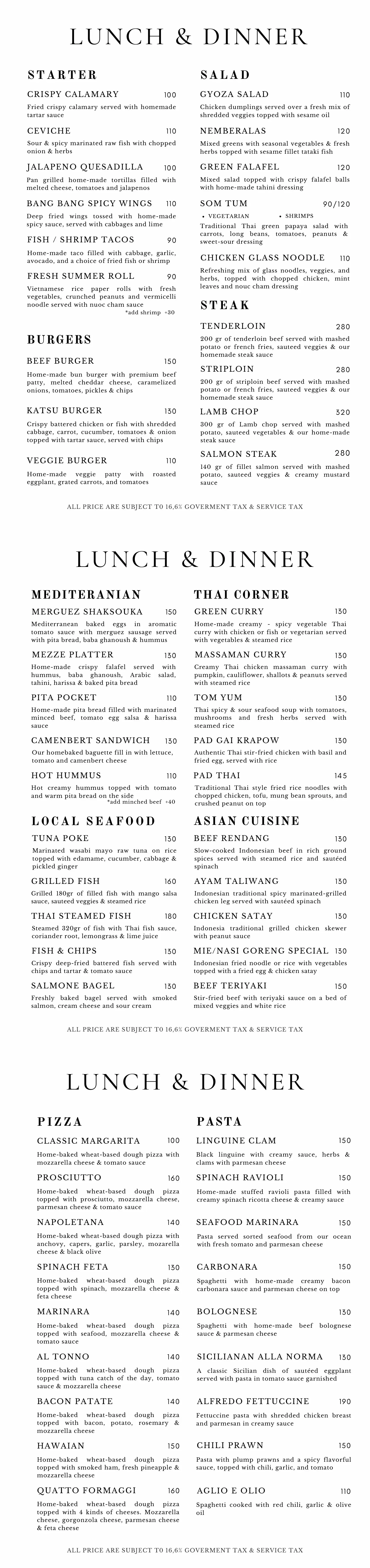 Seed Restauran - Lunch & Dinner