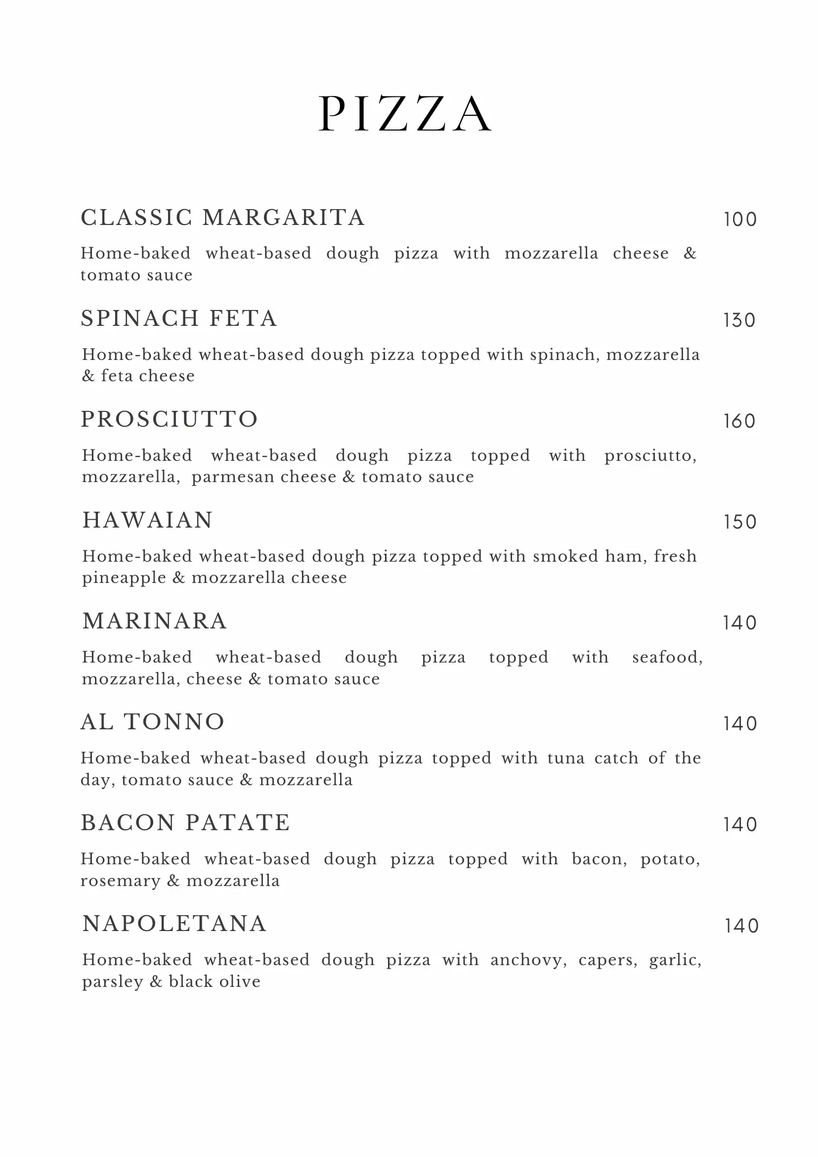 Seed Restaurant - Specials